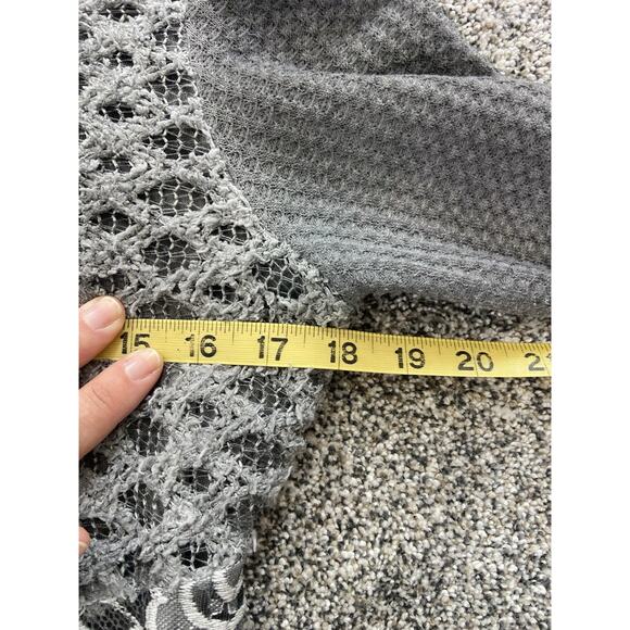 Women's Kamana Tunic Dress Gray Patchwork Long Sleeve Size Small Whimsy - Picture 4 of 4